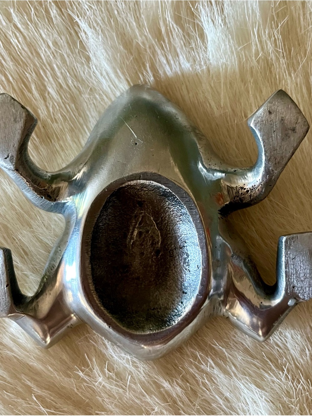 Restoration Hardware Silver Frog Decorative Tealight Holder - Picture 4 of 4